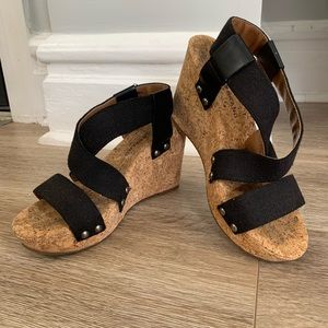 Lucky Brand Black Wedge